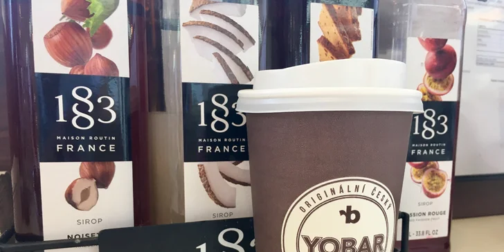 Dárkové vouchery na cokoli z Yobaru: frozen yogurty, káva, koktejly i dezerty