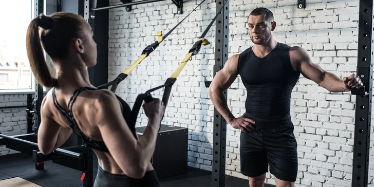 1 nebo 10 individuálních lekcí s trenérem: funkční nebo kruhový trénink i TRX