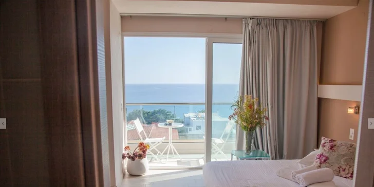 Letecky na Krétu: 7 nocí ve 4* hotelu 100 m od moře s all inclusive a bazénem