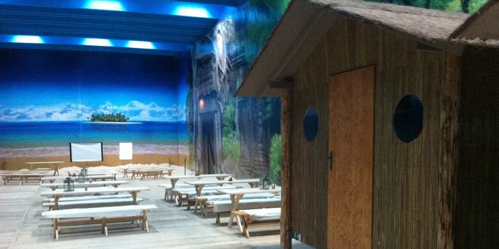 Dobrodružná hra TEPfaktor včetně ubytování ve stylu BORA BORA