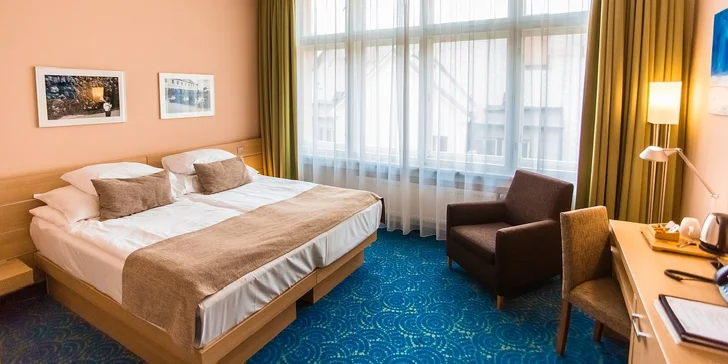 Ubytujete se v krásném pokoji De Luxe nebo Superior.