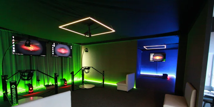 Až hodina akce: úžasné zážitky ve virtuální realitě na 360° plošině nebo s HTC Vive