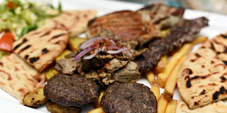 Řecké speciality z prvotřídních surovin: jehněčí gyros a jiné libůstky pro 2