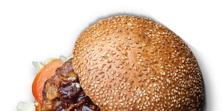 Základem burgeru je 100% hovězí z českých chovů. 