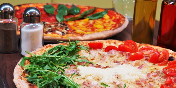 2 házené pizzy v centru Brna: na výběr 20 druhů včetně vege variant