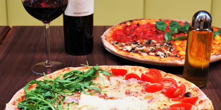 2 házené pizzy v centru Brna: na výběr 20 druhů včetně vege variant