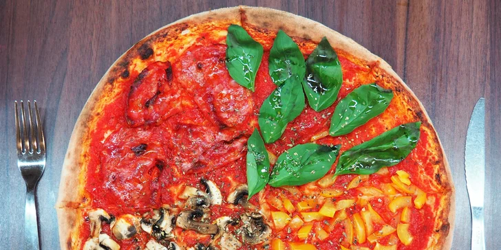 2 házené pizzy v centru Brna: na výběr 20 druhů včetně vege variant