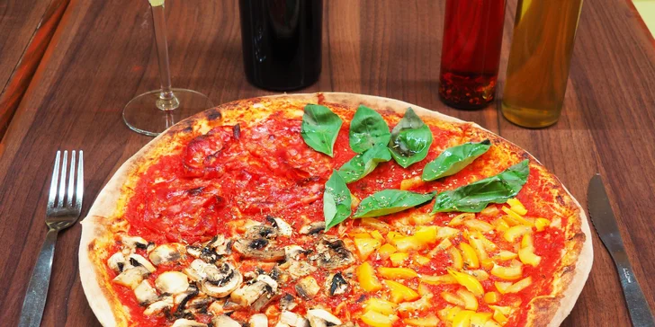 2 házené pizzy v centru Brna: na výběr 20 druhů včetně vege variant