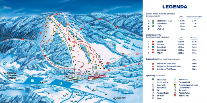Ze svahu do termálů: 4hod. i celodenní skipasy a aquapasy Oravice