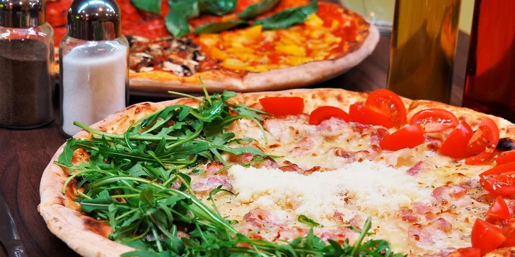 2 házené pizzy v centru Brna: na výběr 20 druhů včetně vege variant
