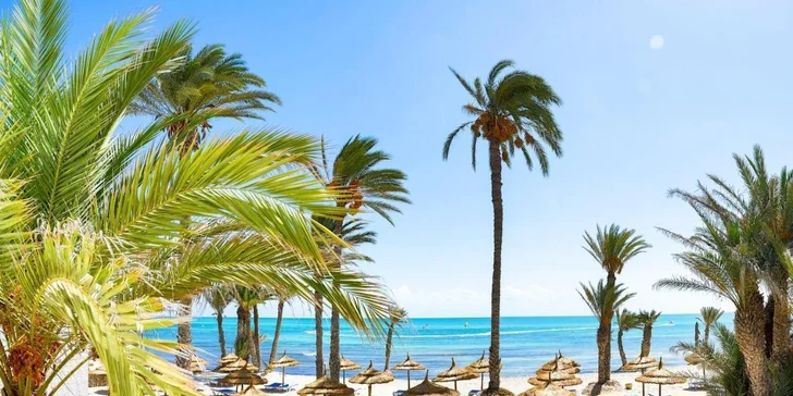 Hari Club Djerba****  se nachází v rozlehlé zelené zahradě, která končí až u jemného písku pláže. 