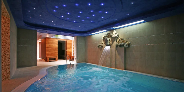 Do hotelového wellness máte po celou dobu neomezený vstup.