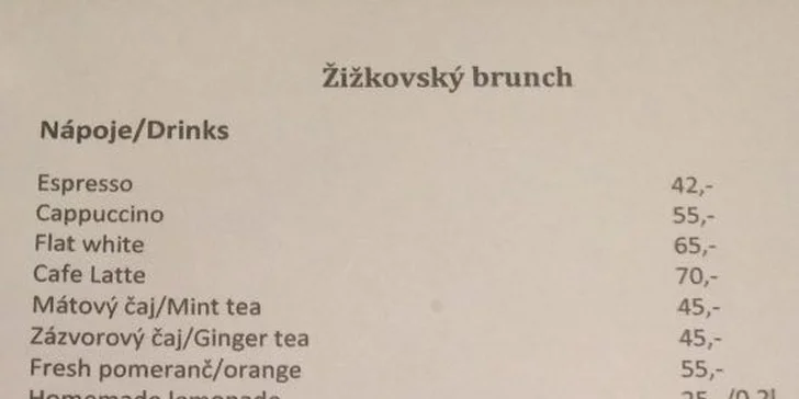 Na výběr máte sladké i slané varianty brunche.