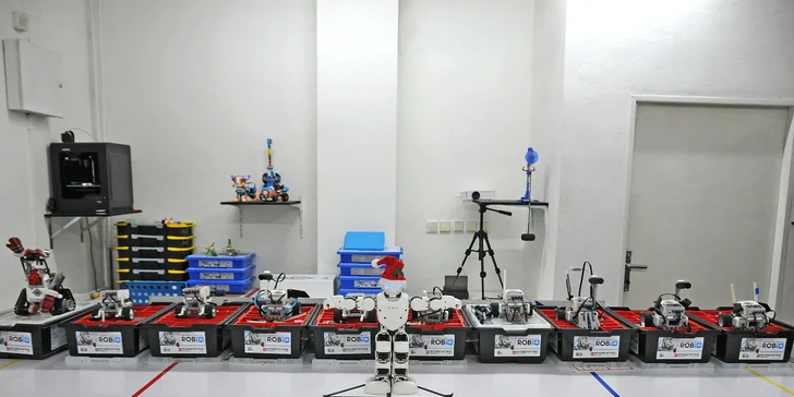 Zkušební lekce v centru robotiky Robiq