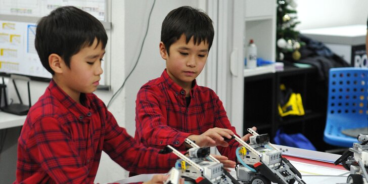 Kurz robotiky a programování pro děti: zkušební lekce i měsíční kurz