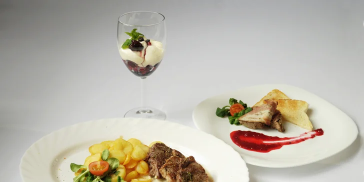 Tříchodové menu pro 2: nechte si připravit vepřovou panenku dle své chuti