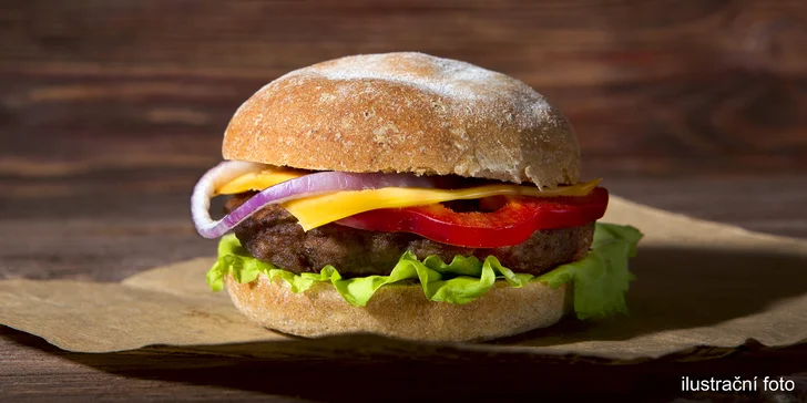 Vyberte si burger dle chuti a nechte si ho dovézt domů: vč. vegetariánské varianty