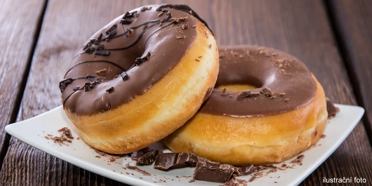 Just Donut: nadýchaná pochoutka výběrem z několika lahodných verzí a káva