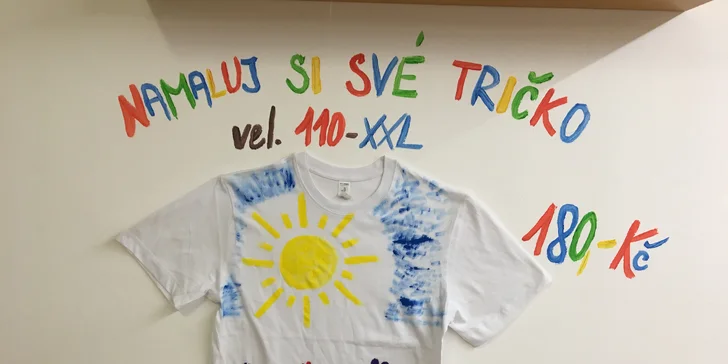 Obchod a dílnička pro šikovné ruce: namalujte si s dětmi hrníček či tričko