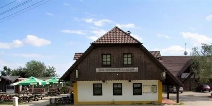 Tříchodové zvěřinové menu: zvěřinová paštika, jelení hřbet a lívance