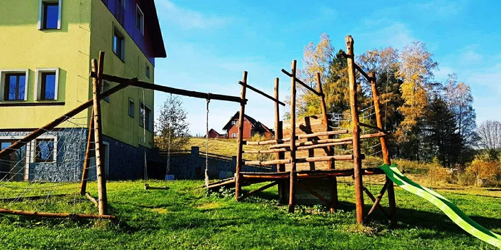 V areálu chat je spousta možností, jak se zabavit.