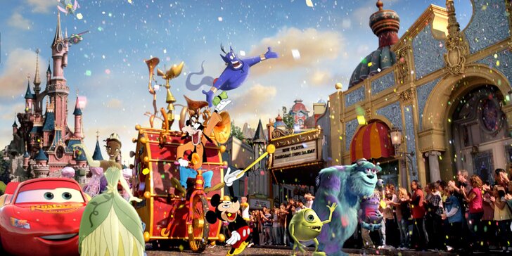 Pohádkový zájezd do Paříže a Disneylandu: jedna noc, bez vstupenky do parku