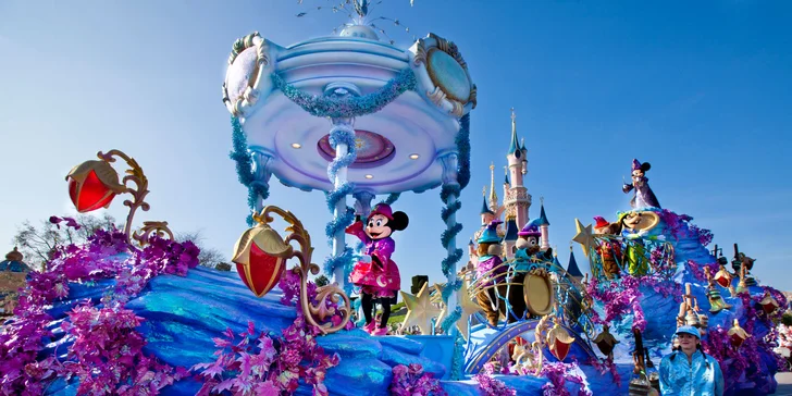Pohádkový zájezd do Paříže a Disneylandu: jedna noc, bez vstupenky do parku