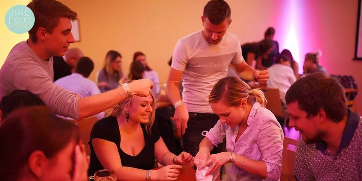 Vědomostní show Mad Head pro 2–8 osob: DJ, moderátor a inteligentní zábava