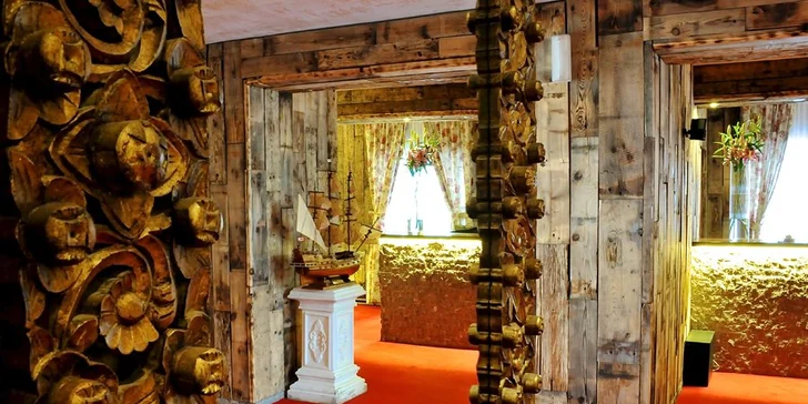 Romantický pobyt u obory Hvězda s privátní vířivkou a lahví prosecca