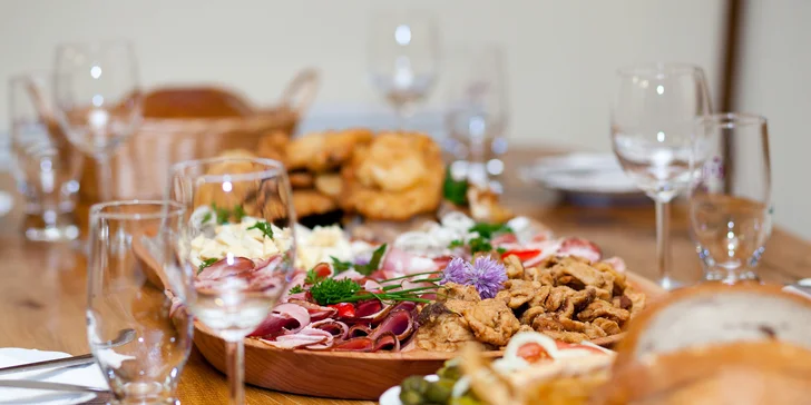 Apartmány se snídaní pro rodinu či partu: výlety, možnost degustace vín