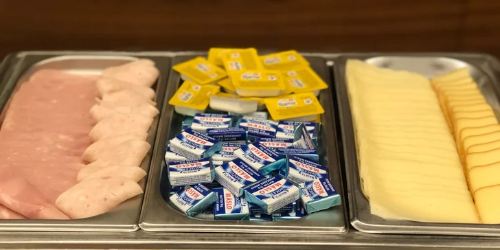 Snídaně ve stylu all you can eat v hotelu Michael pro jednoho