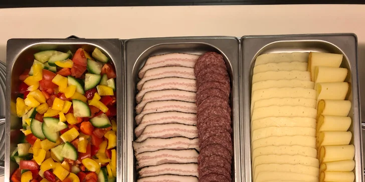 Snídaně ve stylu all you can eat v hotelu Michael pro jednoho