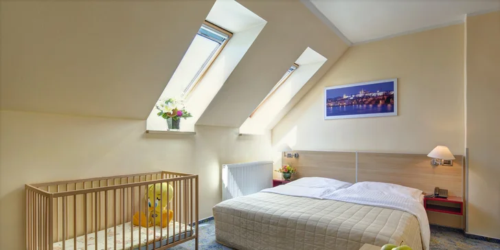 Příjemný pobyt ve 4* hotelu Michael: klidná část Prahy, snídaně a výlety
