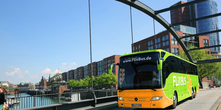 25–40% sleva na FlixBus: linky přes Uherský Brod, Uherské Hradiště a Trenčín