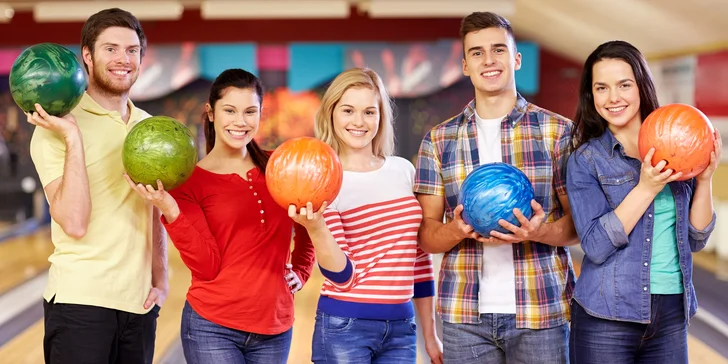 Tohle bude mít koule: pronájem bowlingové dráhy na 60 minut až pro 6 hráčů