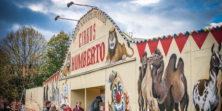Akrobati i exotická zvířata v Brně: vstupenky na show cirkusu Humberto