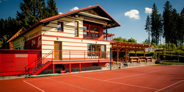 Zima na břehu Lipna: Pobyt s polopenzí a bohaté možnosti ke sportovnímu vyžití