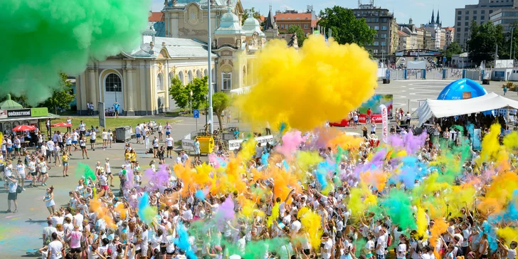 Barevný běh The Color Run™: skvělá zábava i pomoc dětem z dětského domova