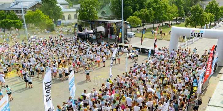 Barevný běh The Color Run™: skvělá zábava i pomoc dětem z dětského domova