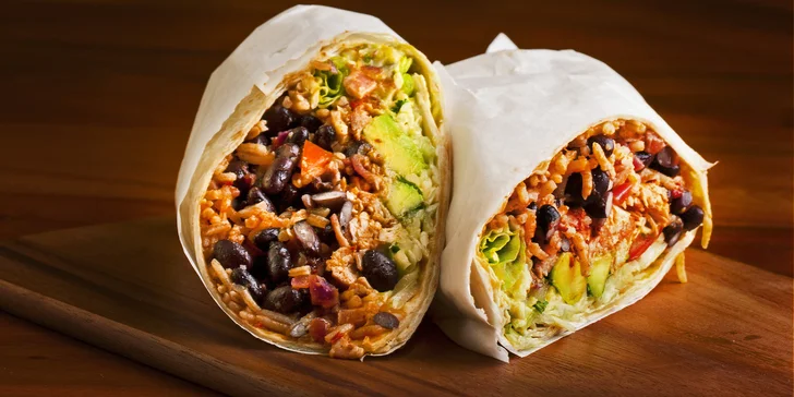 Mexické speciality: burrito, quesadilla nebo vege miska a limonáda