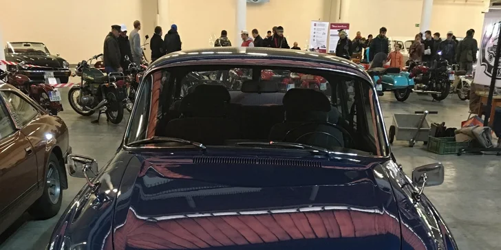 Vstup na tradiční veletrh historických vozidel MotorTechna pro malé i velké