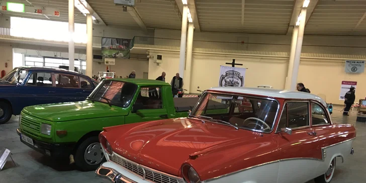 Vstup na tradiční veletrh historických vozidel MotorTechna pro malé i velké
