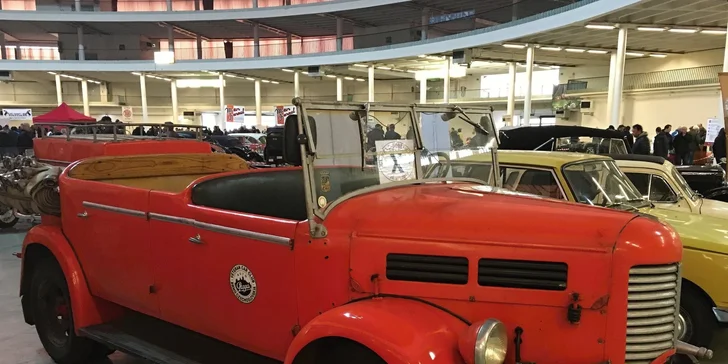 Vstup na tradiční veletrh historických vozidel MotorTechna pro malé i velké