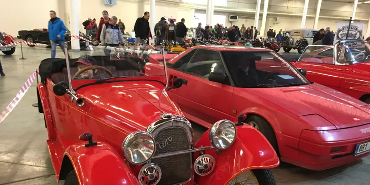 Vstup na tradiční veletrh historických vozidel MotorTechna pro malé i velké