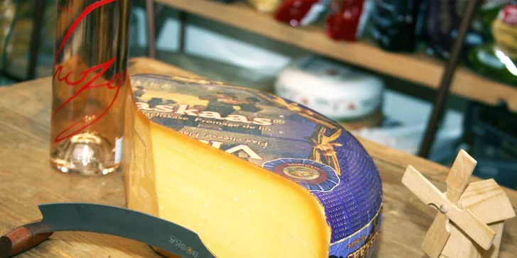 500g a 1000g sýry Gran Moravia, Vlaskaas a farmářská gouda s lanýžem