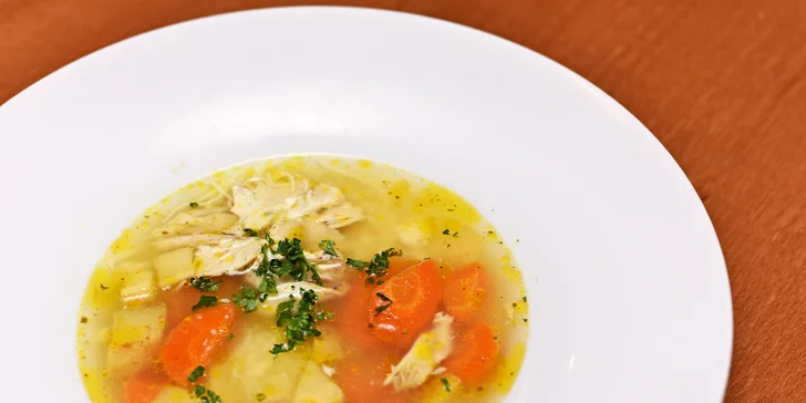 Čtyřchodové menu s vínem nebo bez pro 2: feta sýr, kachní jatýrka i prsa, losos a dezerty
