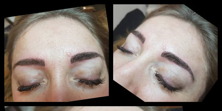 Zvýraznění a zhuštění obočí přirozeně vypadající metodou: 3D microblading