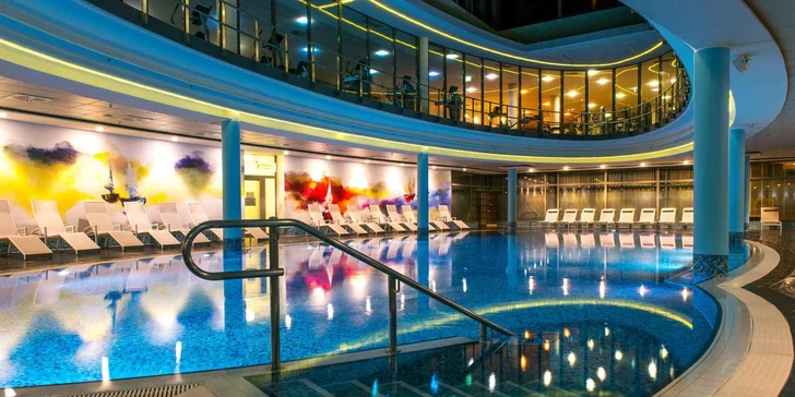 Během pobytu pro vás platí neomezený vstup do hotelového wellness a fitness.