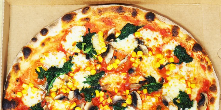 1 nebo 2 pizzy podle výběru ze 32 druhů: odnos s sebou