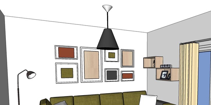 První krok k hezčímu bydlení: grafické navržení interiéru designovým studiem